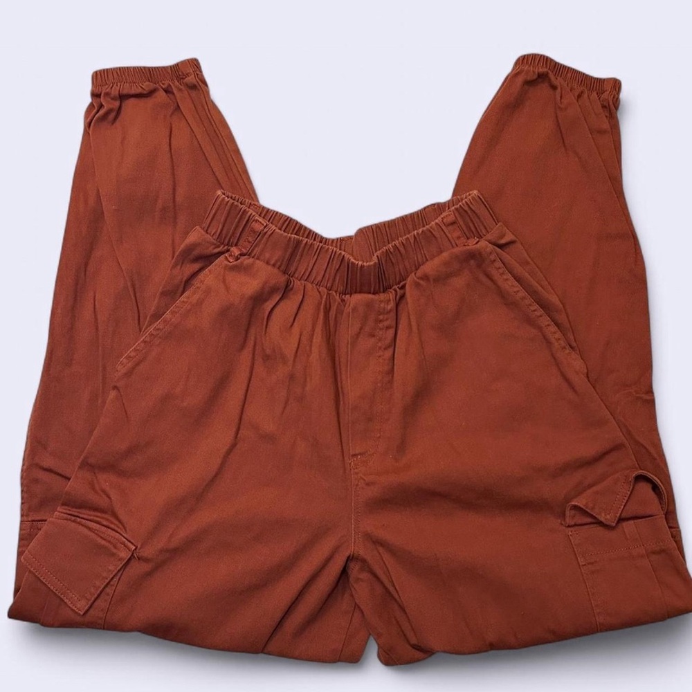Rust Orange Cargo Pants